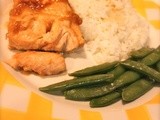 Salmon With Peach Sauce