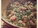 Warm Quinoa Salad with Chickpeas & Chard