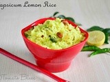 Capsicum Lemon Rice Recipe| Easy Rice Recipes