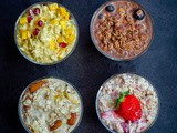 Easy Overnight Oats 4 ways