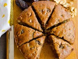 Eggless Dates And Walnut Cake Recipe