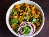Gajar Matar Sabzi – carrot peas curry