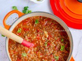 Healthy Vegan Stuffed Pepper Soup