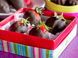 How To Make Chocolate Covered Strawberries| Step By Step| Valentines Day Recipes