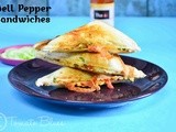 Indo Chinese Bell Pepper Sandwich Recipe| Sandwich Recipes
