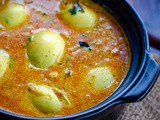 Kerala egg curry with coconut milk