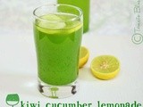 Kiwi Cucumber Lemonade Recipe| Summer Drink Recipes