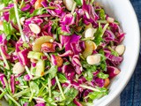 Oriental Style Cabbage And Pea Sprout Salad