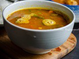 Pineapple Rasam- No Garlic Rasam