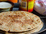 Rajma Paratha- Stuffed Rajma Cheese Paratha