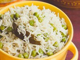 Restaurant Style Peas Pulao Recipe