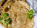 Restaurant Style Pudina Paratha Recipe ( Pudina Lachcha Paratha)