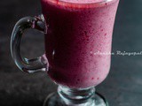 Vegan Berry Rose Lassi- Dairy Free Rose Lassi