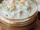 Vellai Kurma- Hotel style white kurma recipe