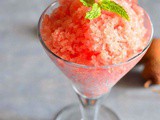 Watermelon Lychee Granita Recipe| Easy Dessert Recipes