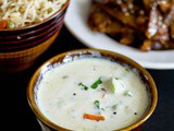 Zucchini Sweet Pepper Raita Recipe| Raita Recipes