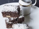 Brownies al cocco e banana