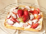 Crostata con crema al limone e fragole