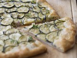 Galette di mais bianco alle erbe aromatiche con zucchine