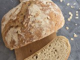 Pane senza impasto al farro e avena