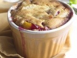 Plum cobbler