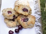 Scones alla panna con le ciliegie