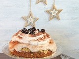 Torta alla cannella con mousse di castagne