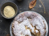 Torta di mele al mais e rum