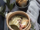 Zuppa di cipolle e speck