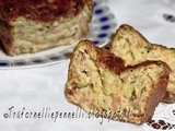 Plumcake salato con zucchine e prosciutto cotto