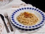 Risotto all'arancia e pistacchi