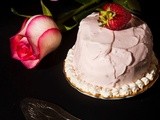 White rose cake per Re-cake