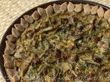 Torta rustica di carciofi e olive taggiasche