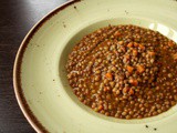 Zuppa di lenticchie per una giornata uggiosa