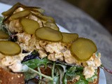 Chickpea and Gherkin Smørrebrød