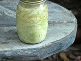 Homemade Saurkraut (raw)