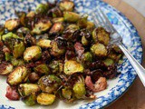 Air Fryer Brussels Sprouts with Bacon