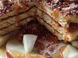 Apple Pancakes with Streusel Topping