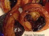 Bacon Wrapped Shrimp with Plums