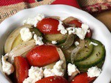 Balsamic Cucumber Tomato Salad