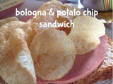 Bologna & Potato Chip Sandwich