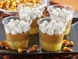 Candy Corn Butterscotch Pudding Cups