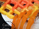 Candy Corn Waffles