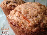 Carrot Raisin Sourdough Muffins