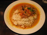 Chicken Curry with Spinach and Coconut Lime Rice