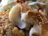 Crispy Coated Fried Haddock