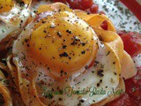 Egg and Tomato Pasta Nests
