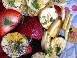 Fruit Salad with Cool Mint Dressing