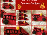 Fun Fire Truck Cracker Cookies