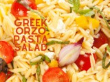 Greek Orzo Pasta Salad